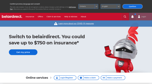 automerite.belairdirect.com