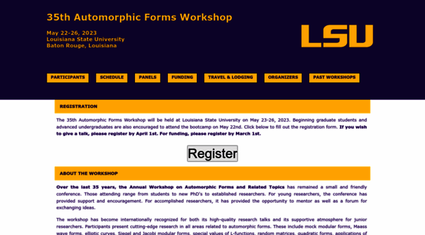 automorphicformsworkshop.org