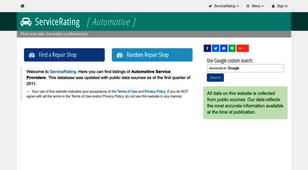 automotive.servicerating.ca