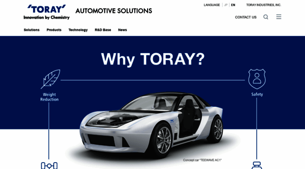 automotive.toray