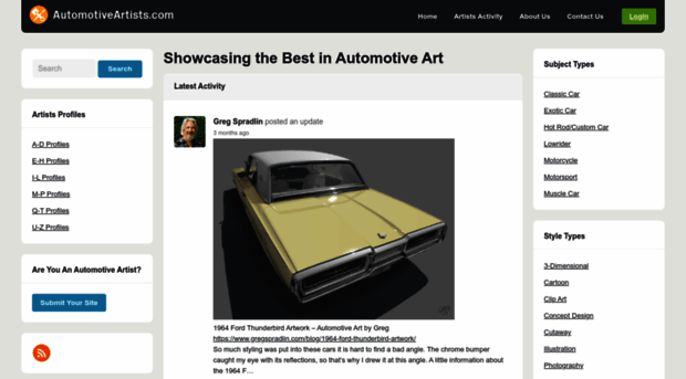 automotiveartists.com