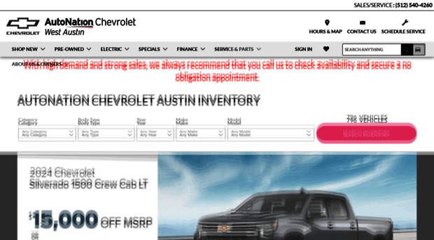 autonationchevyaustin.com