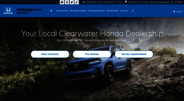 autonationhondaclearwater.com