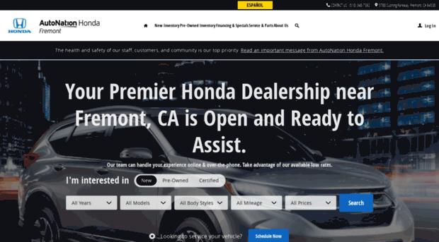 autonationhondafremont.com