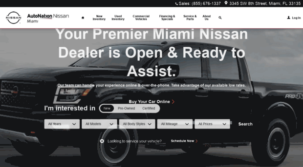 autonationnissanmiami.com