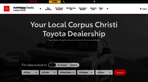 autonationtoyotacorpuschristi.com