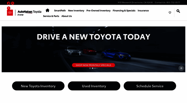 autonationtoyotairvine.com