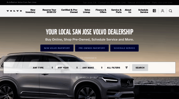 autonationvolvocarssanjose.com