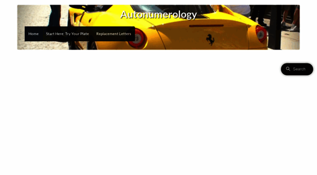 autonumerology.com