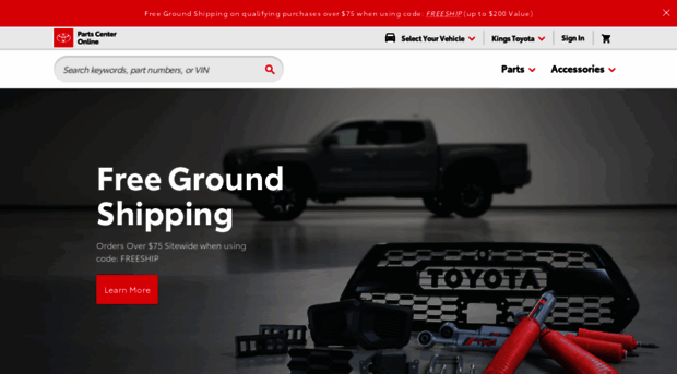 autoparts.kingstoyota.com