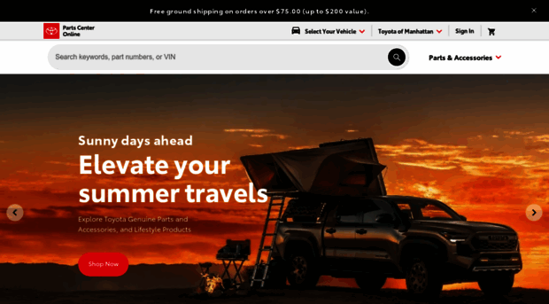 autoparts.toyotaofmanhattan.com