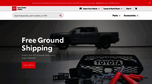 autoparts.toyotaofnorthmiami.com