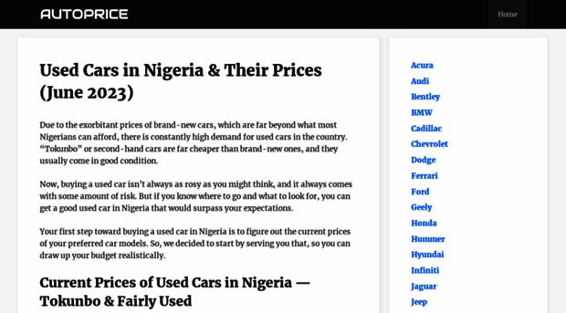 autoprice.com.ng