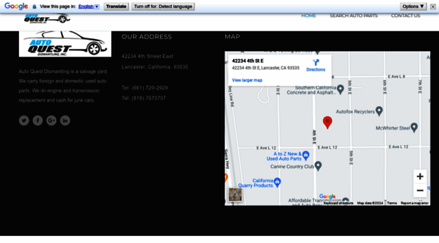 autoquestdismantling.com