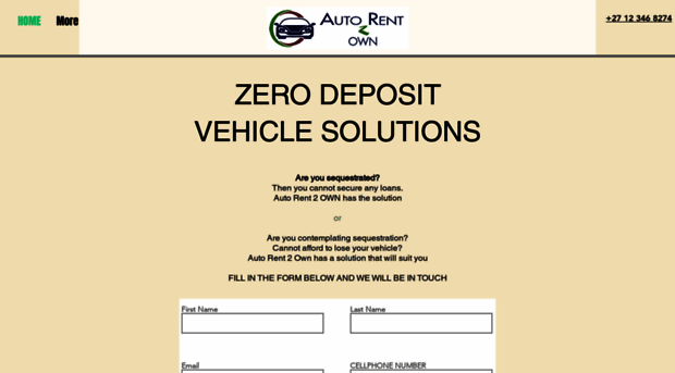 autorent2own.co.za