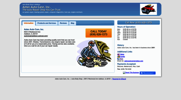 autorepairaddison.ezlocal.com