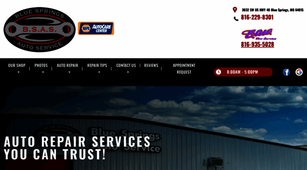 autorepairbluesprings.com