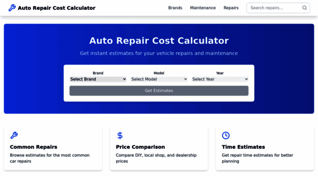 autorepaircostcalculator.com