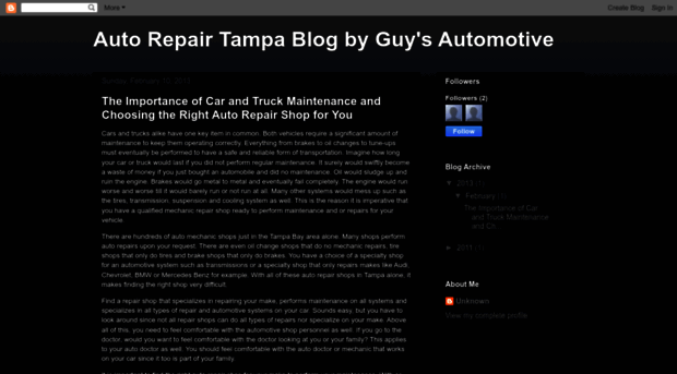 autorepairtampablog.blogspot.com