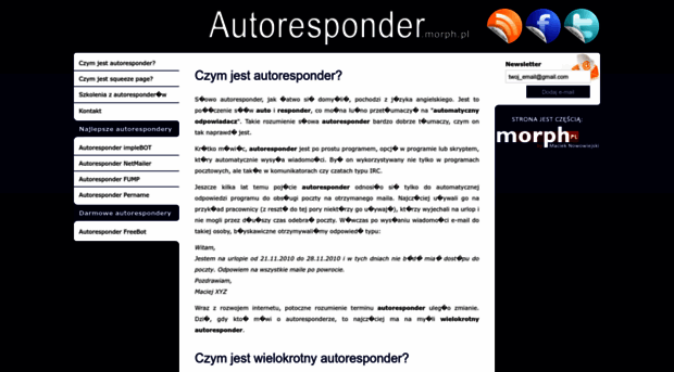 autoresponder.morph.pl