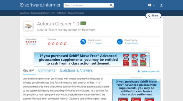 autorun-cleaner.software.informer.com