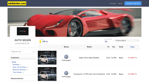 autoseckin.sahibinden.com