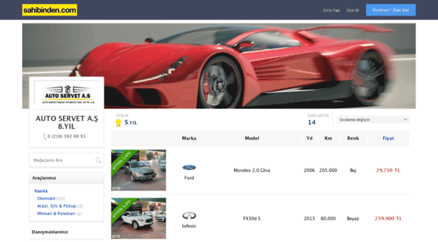 autoservet.sahibinden.com