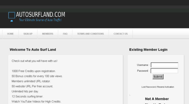 autosurfland.com