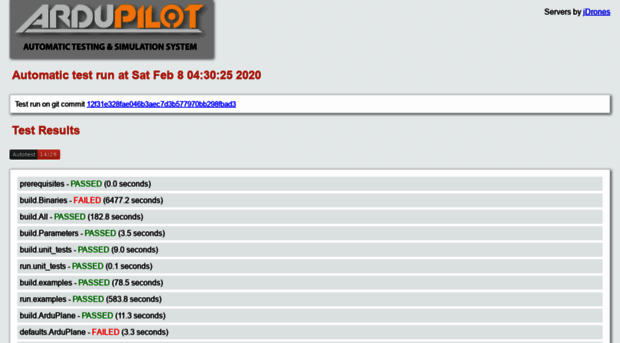 autotest.ardupilot.org