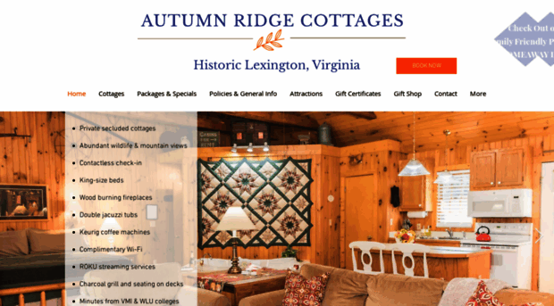 autumnridgecottages.com