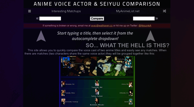Anime Voice Actor / Seiyuu Comparisons 
