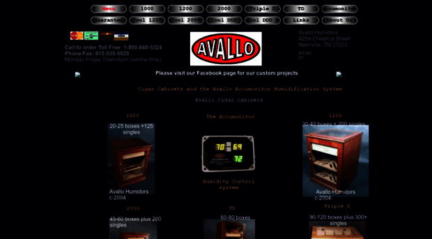 avallohumidors.com