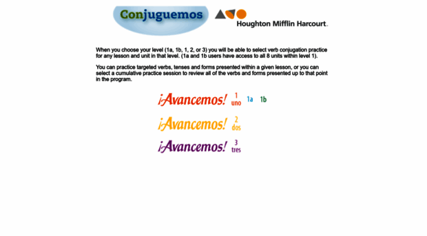 avancemos.conjuguemos.com