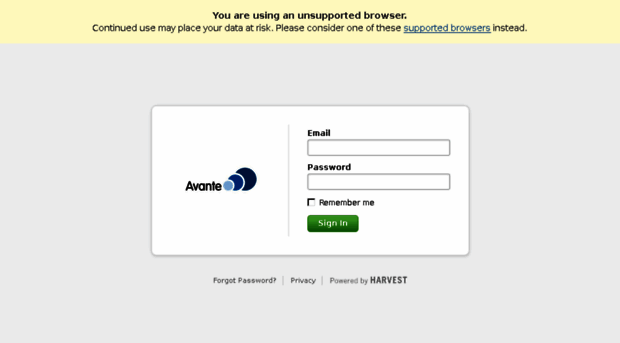 avante.harvestapp.com