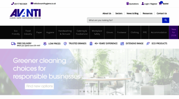avantihygiene.co.uk