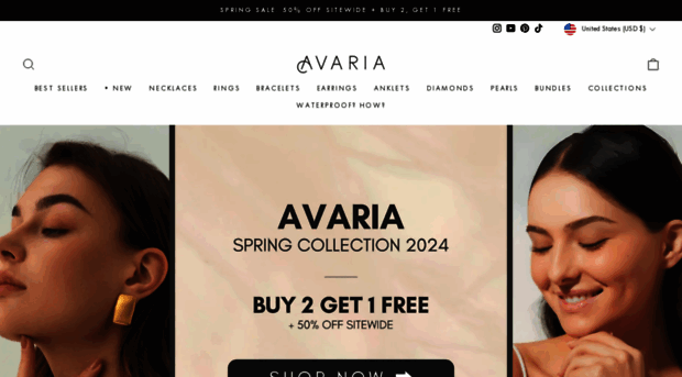 avariajewelry.com