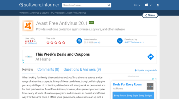 avast-free-antivirus.informer.com