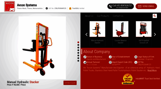 avconforklift.in