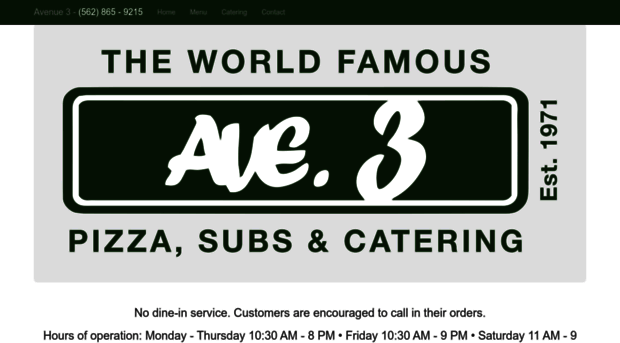 ave3pizza.com