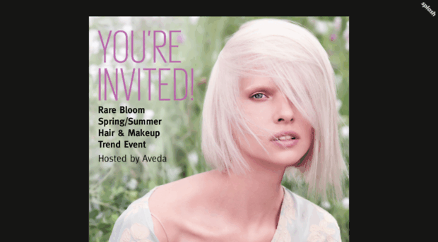 aveda.splashthat.com