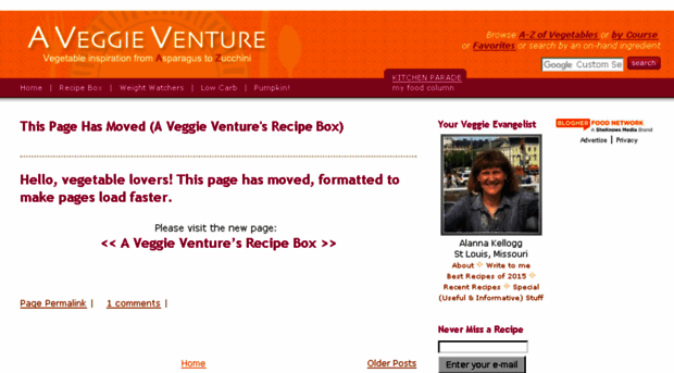 aveggieventuresrecipebox.blogspot.com