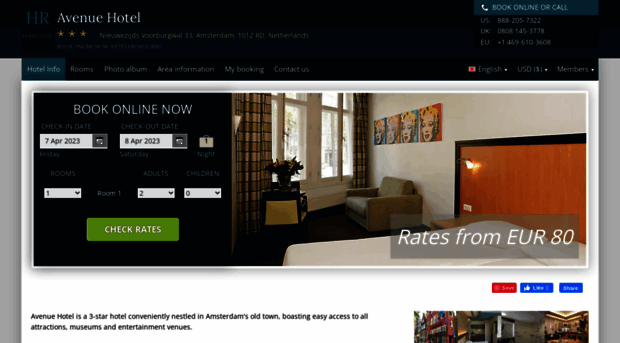 avenue-hotel-amsterdam.h-rez.com