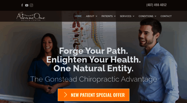 avenueonechiropractic.com