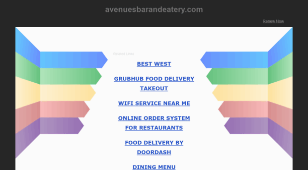 avenuesbarandeatery.com