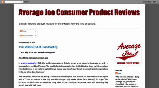 average-joe-consumer-product-reviews.blogspot.com