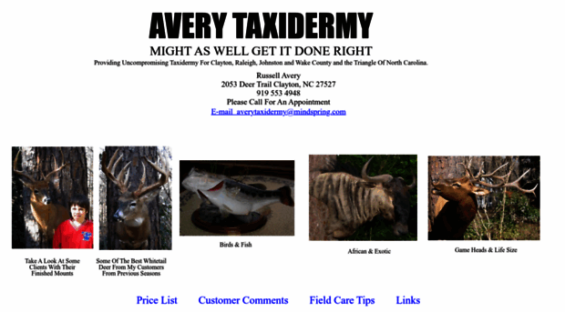 averytaxidermy.com