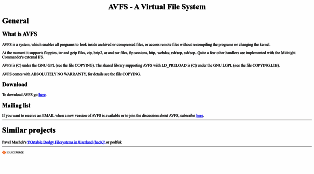 avf.sourceforge.net