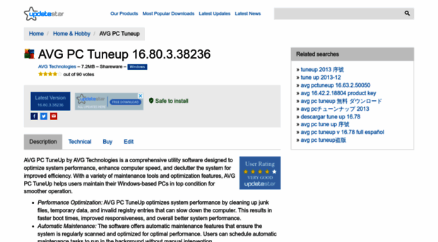 avg-pc-tuneup.updatestar.com