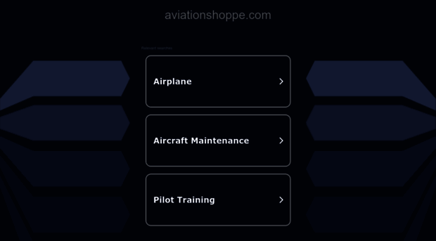 aviationshoppe.com