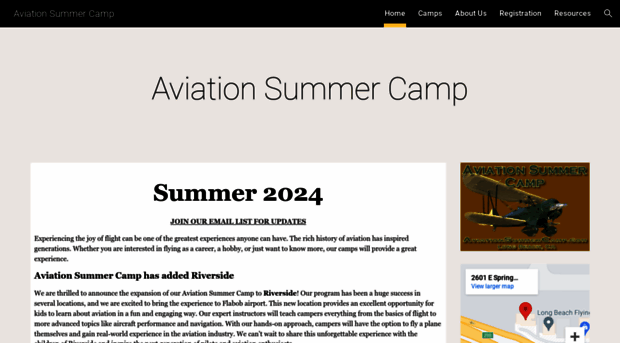 aviationsummercamp.com